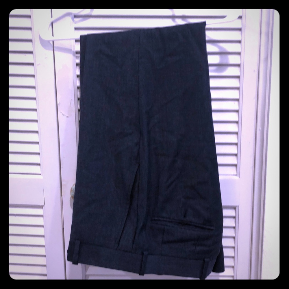 Bar III slim fit dress pants blue